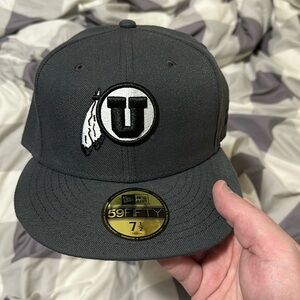 Utah Utes fitted hat. Size 7 1/2 brand new with tags.